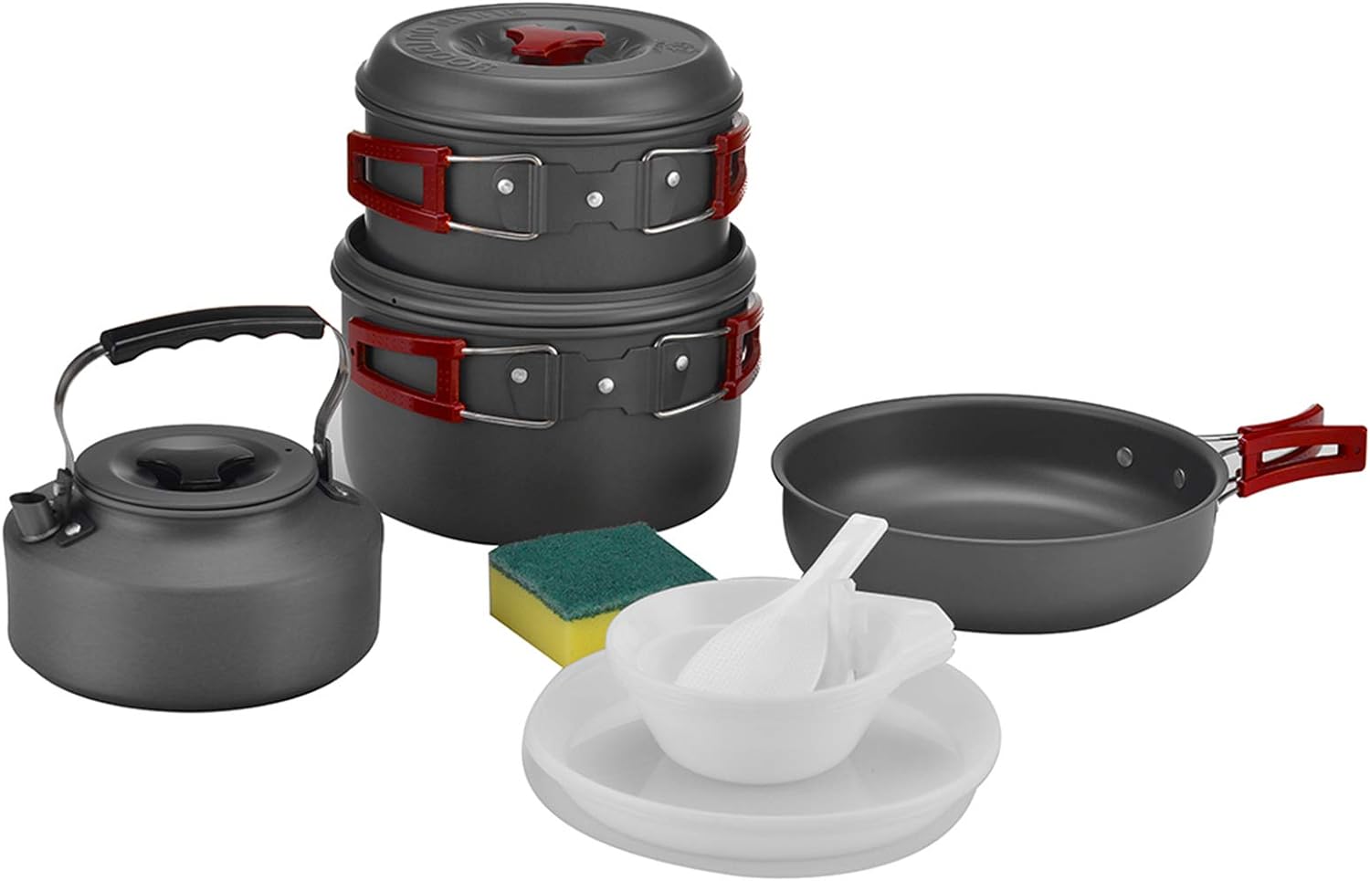 Bulin 13Pcs Nonstick Camping Cookware Set