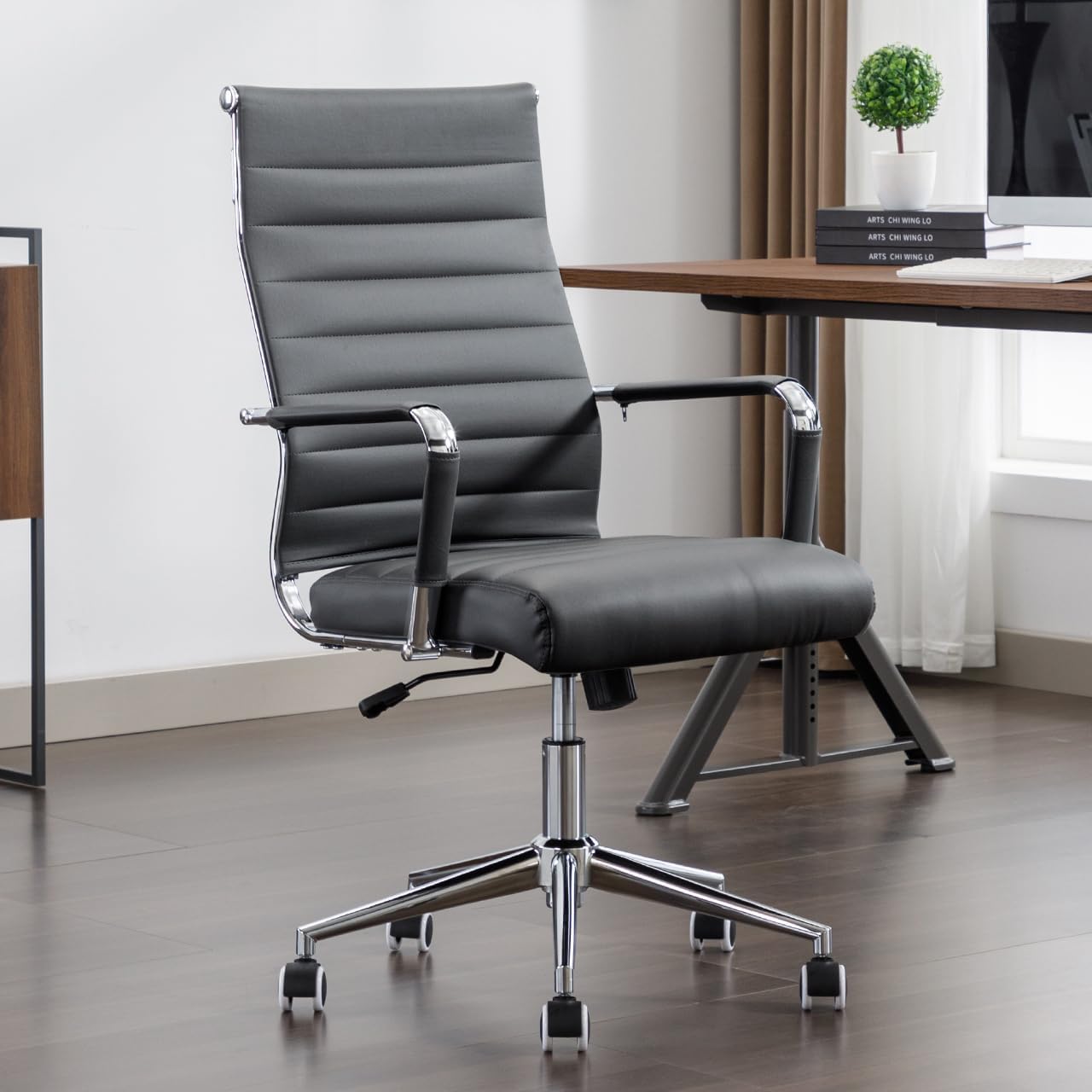 Ergonomic High Back Office Desk Chair with Wheels for Comfort