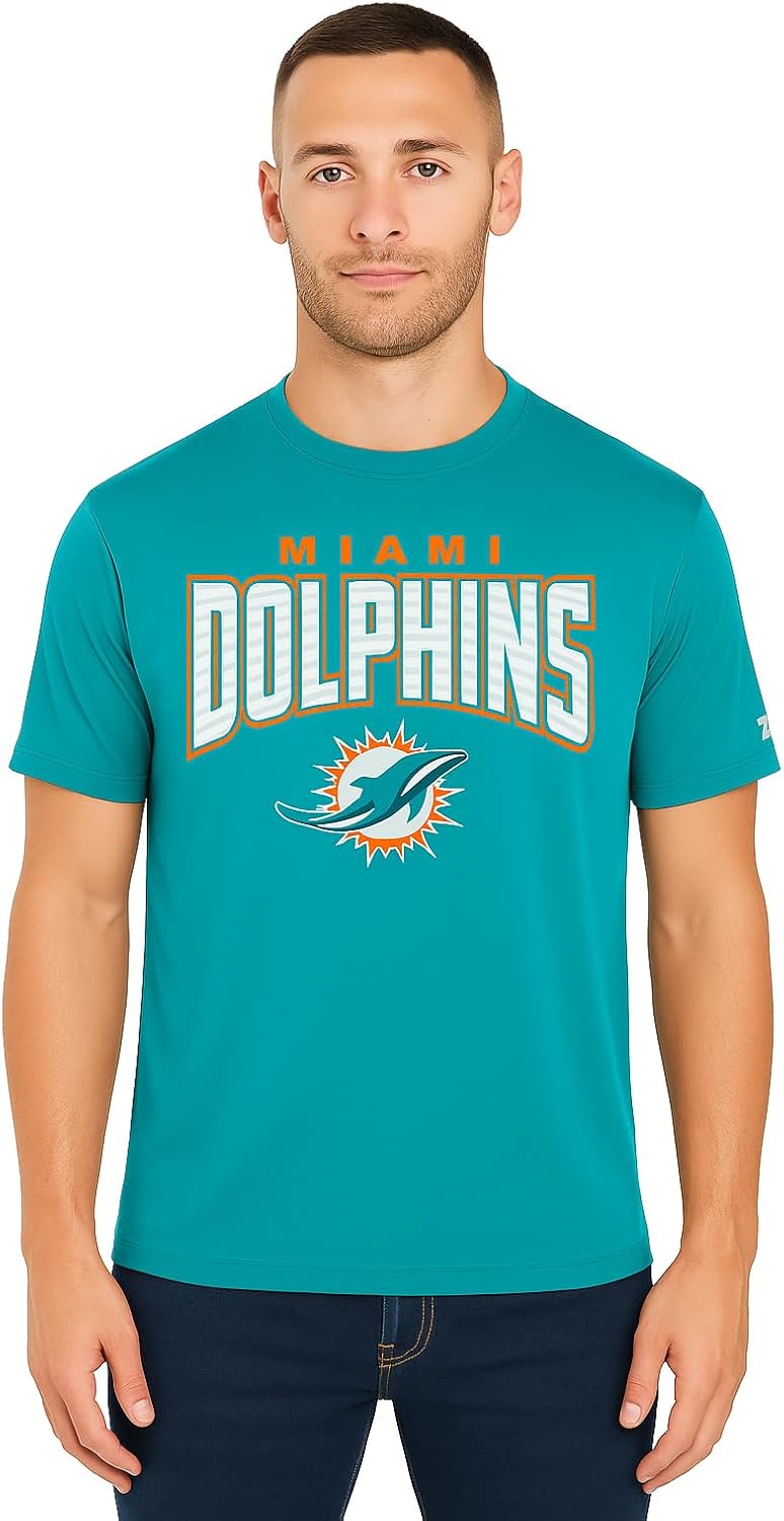 Zubaz NFL Teams Men's Short Sleeve T-Shirt for Game Day Style