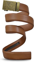 Mission Belt Men's Leather Ratchet Belt 40mm - Smooth Leather Fit goes