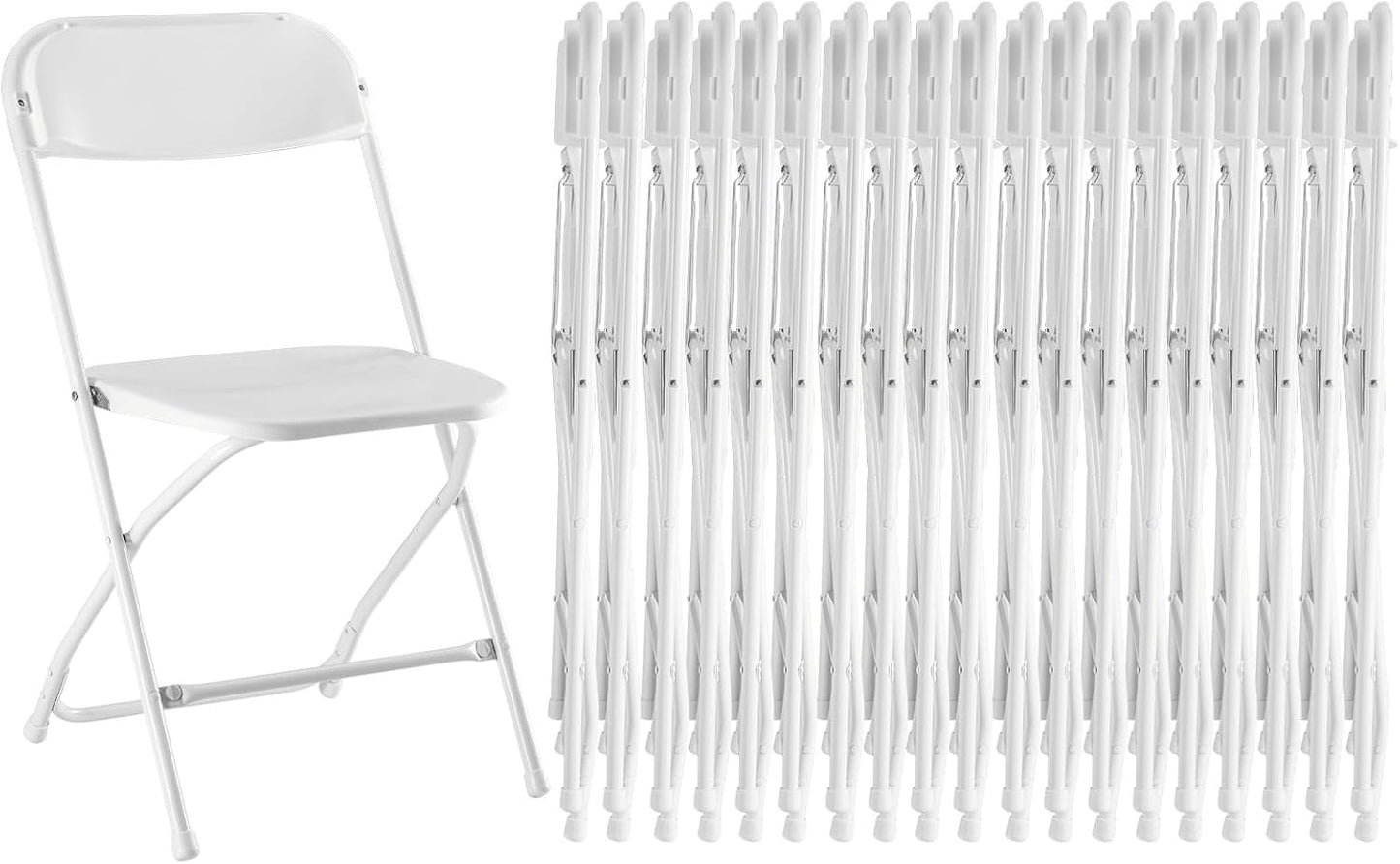 Sweetcrispy Folding Chair 20 Pack for Indoor and Outdoor Use