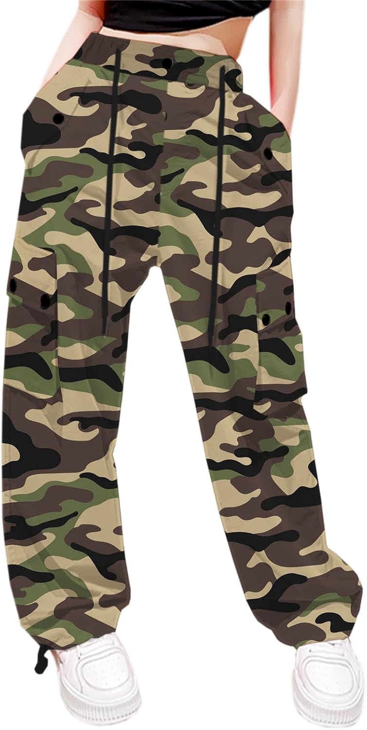 Cromoncent Cargo Pants for Girls & Women - Y2K Baggy Style