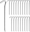 Secure Your Tent with 7 Metal Stakes - 20Pcs Set