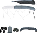 3 Bow Bimini Top Replacement Cover 600D Marine Canvas - Darkgray