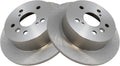 TRQ Rear Brake Rotors Set Solid for Lexus ES300h ES350 Avalon