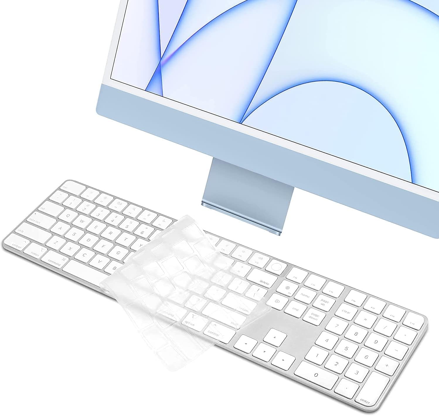 Ultra Thin Clear Keyboard Cover for Apple Magic Keyboard - Protect with Style!