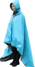Outdoor Waterproof Camping Blanket with Hood - Packable, Windproof