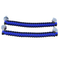 BubbasGarageTv Bolt-On/Roof Rack Paracord Grab Handles (Royal Blue)