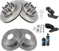 Front and Rear Brake Pad & Rotor Kit Compatible with 2000-2004 F-150