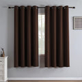 Blackout Curtains 72 in Length 2 Panels Set - Deep Light Blocking