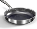 Hybrid Ceramic Nonstick Frying Pan with 3-Ply Stainless Steel