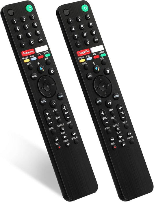 RMF-TX500U Smart TV Remote for Sony Bravia TVs - 2 Pack