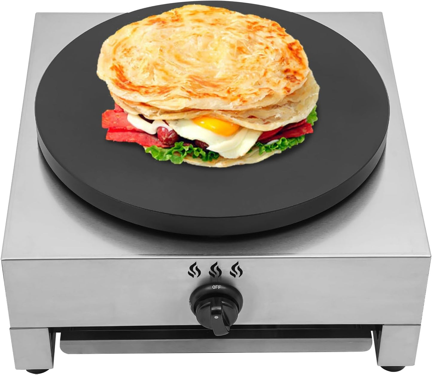 16 Inch Commercial Crepe Maker - Perfect Pancakes Every Time!