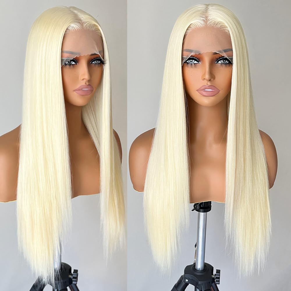 Blonde Lace Front 13x4x1 HD Lace Long Straight Wigs for You