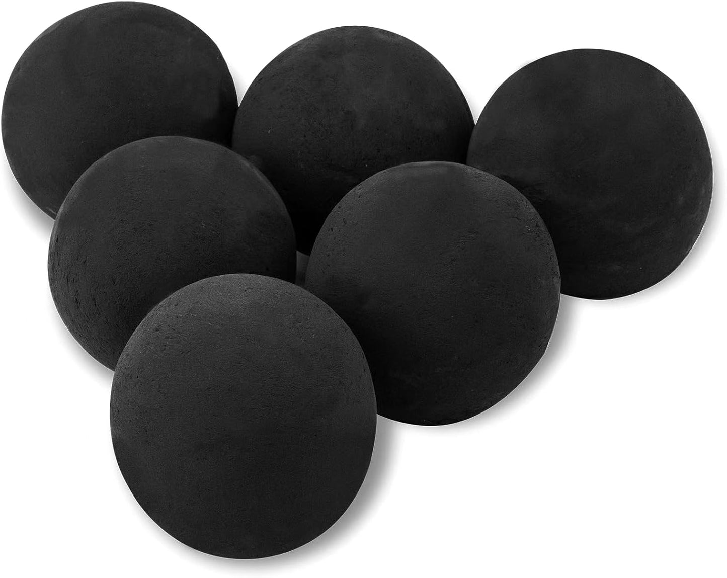 Skyflame Ceramic Fire Balls Set of 6 for Fire Pits and Fireplaces