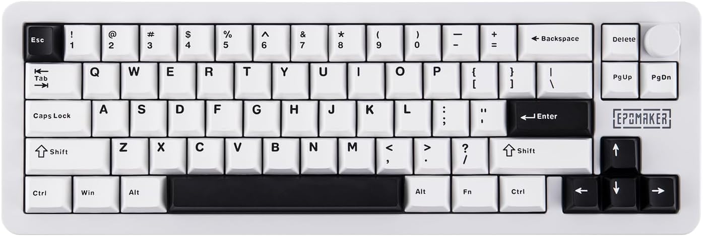 Galaxy68 Wireless Mechanical Keyboard with RGB Backlight and Knob