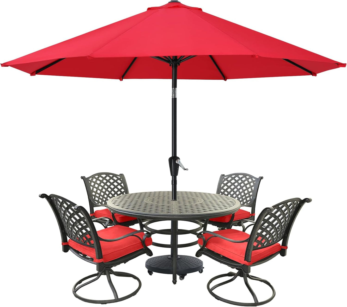 MASTERCANOPY 9ft Patio Umbrella for Outdoor Market Table