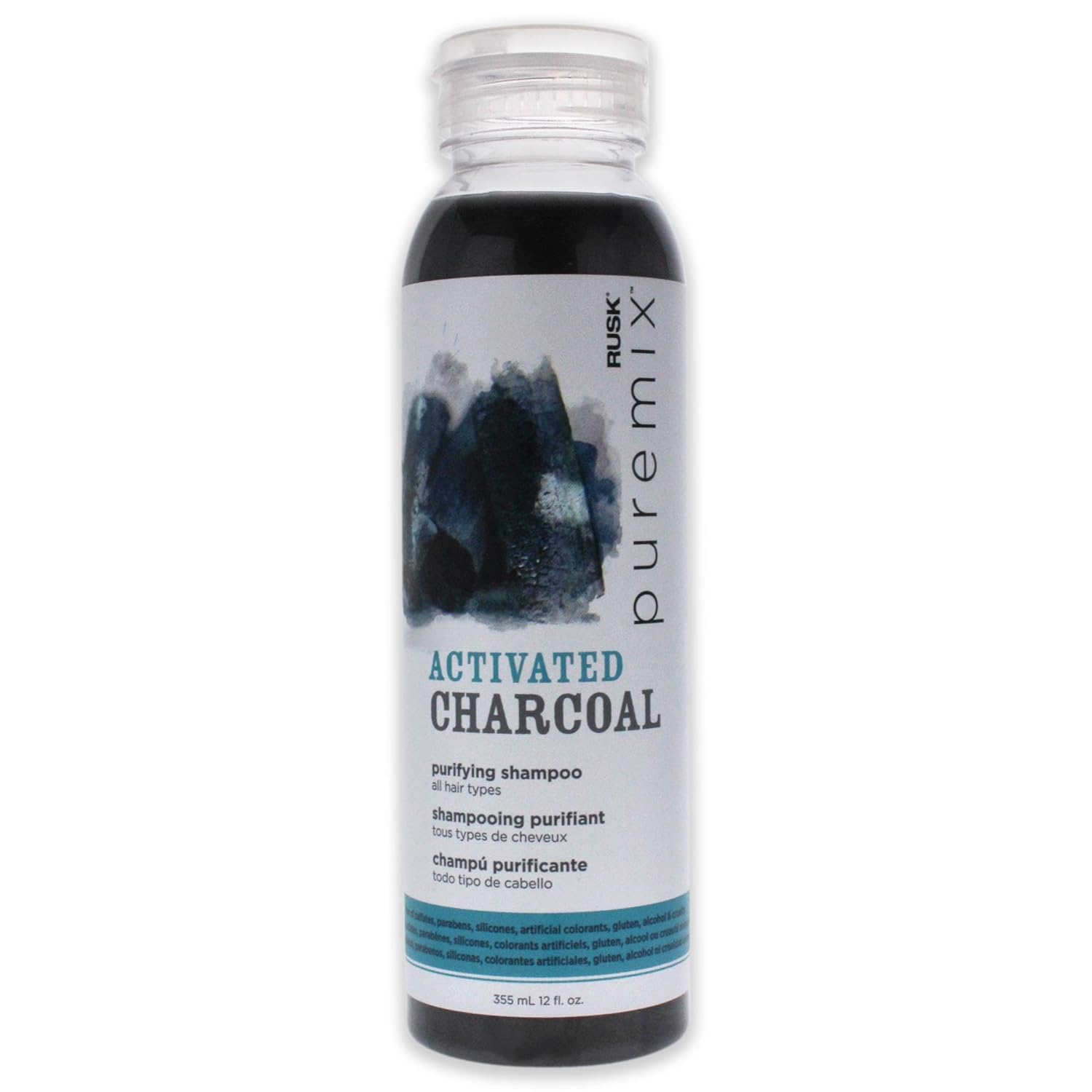 RUSK Activated Charcoal Purifying Shampoo, Oil-free Cleanse!