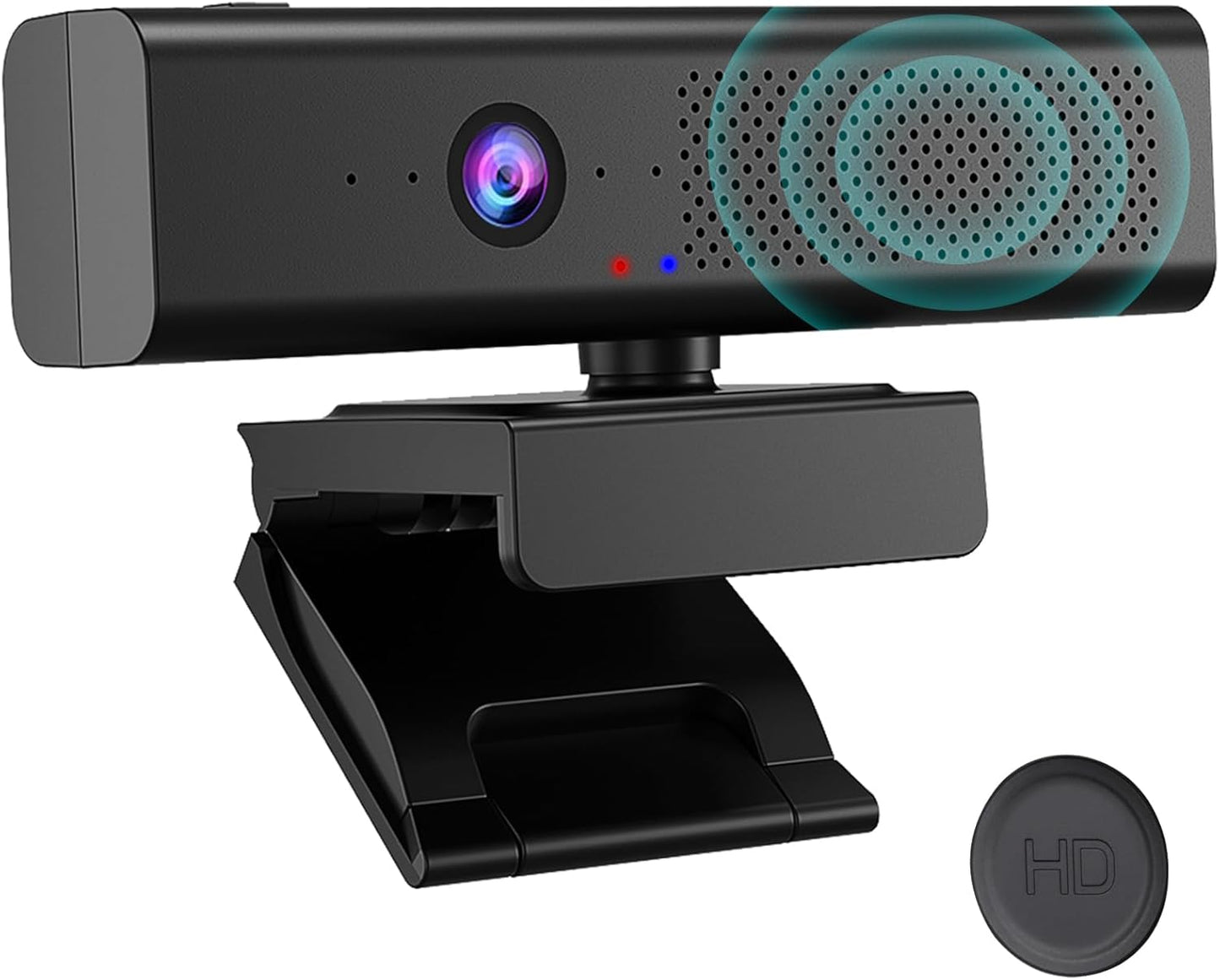 1080P Webcam with 4 Microphones & Speaker - CofunKool
