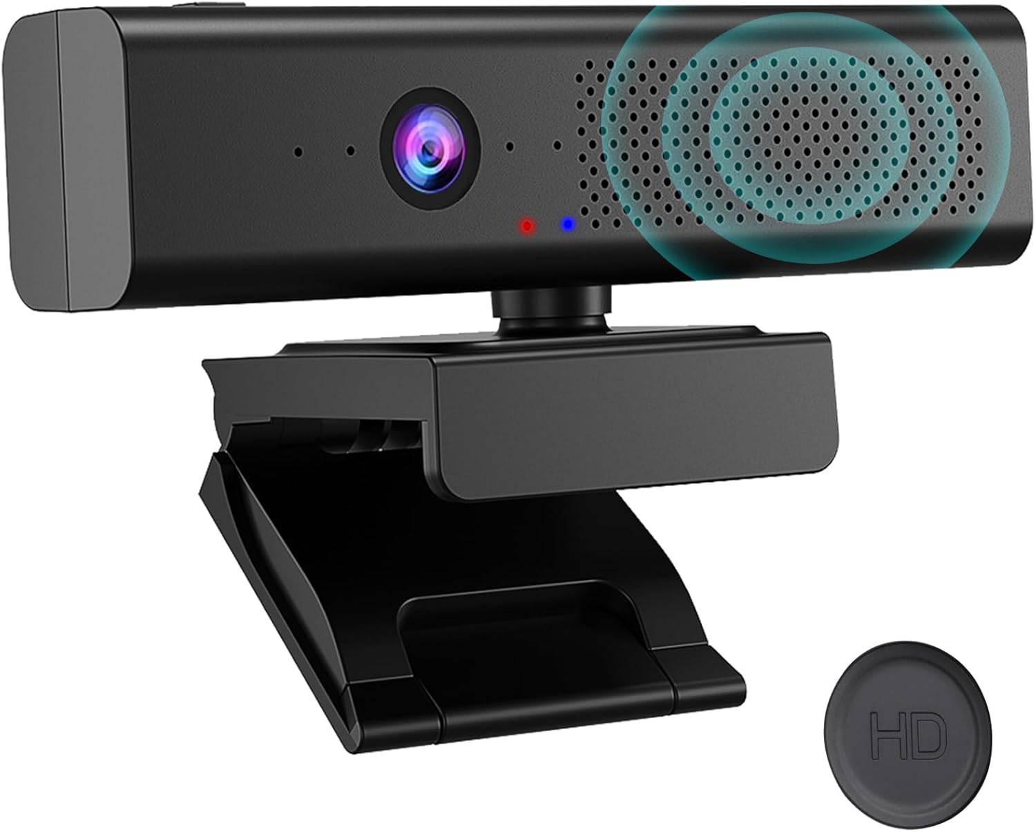 1080P Webcam with 4 Microphones & Speaker - CofunKool