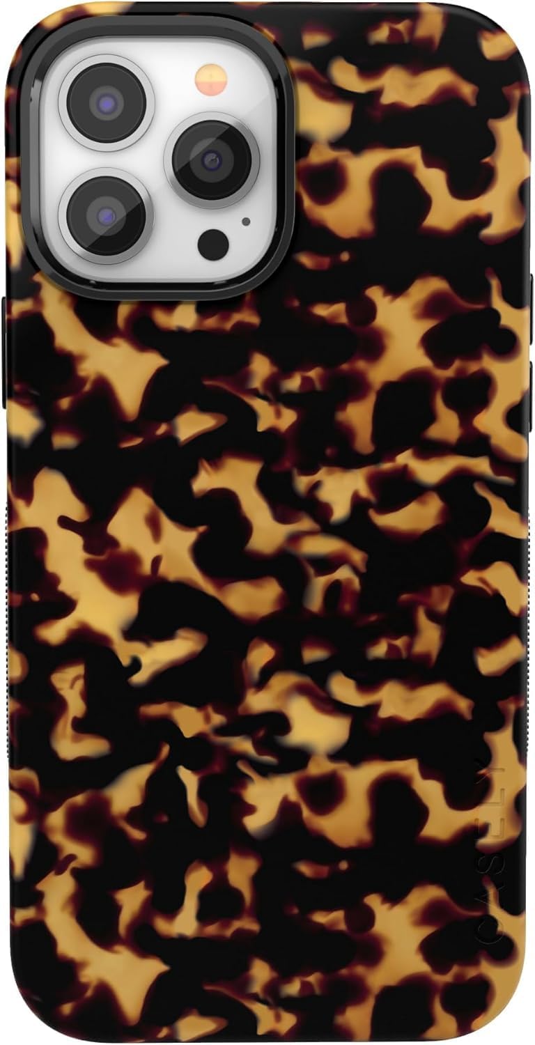 Casely iPhone 13 Pro Case - Bold Protection with Tortoise Print