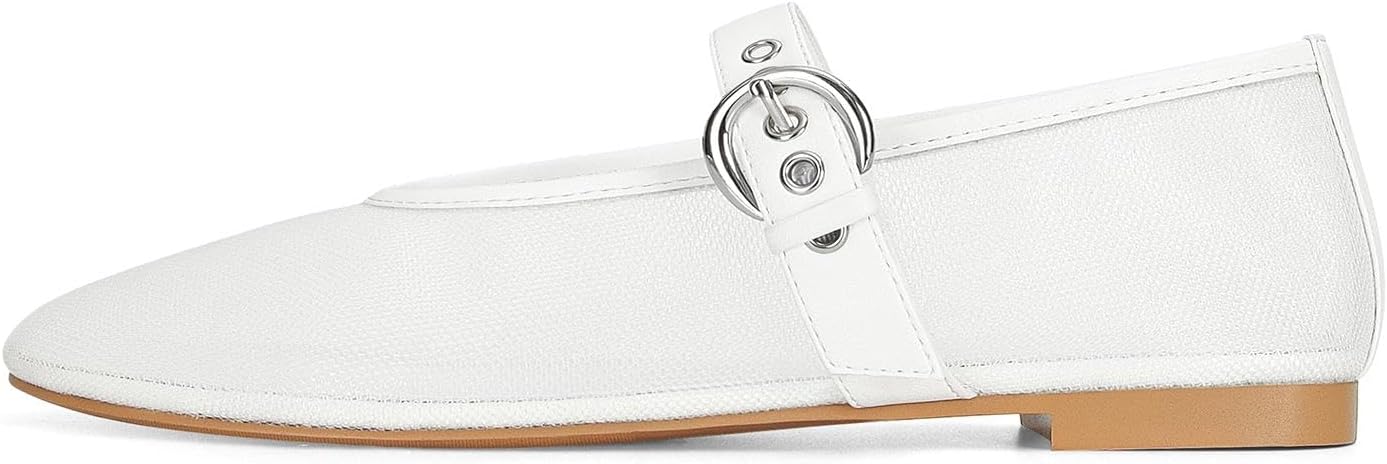 Dsevht Mesh Ballet Flats for Women - Comfortable Slip On Style