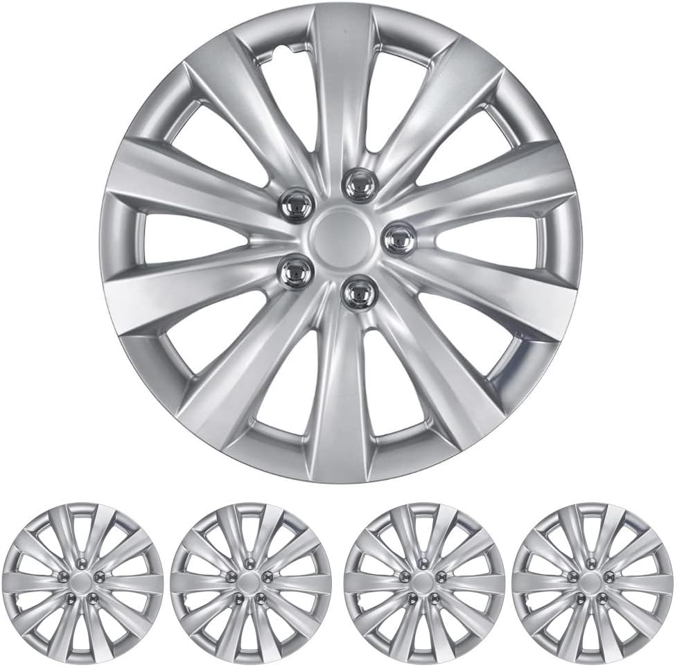 Premium 16 Inch Rim Wheel Cover Hubcaps for Cars and Trucks