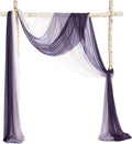 Ling's Moment Deluxe Wedding Arch Draping Fabric - Easy Hang Chiffon