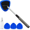 car windshield cleaning tool - extendable inside/outside wiper