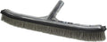 Poolmaster 18 in Aluminum-Back Algae Brush - Heavy Duty Pool Cleaning