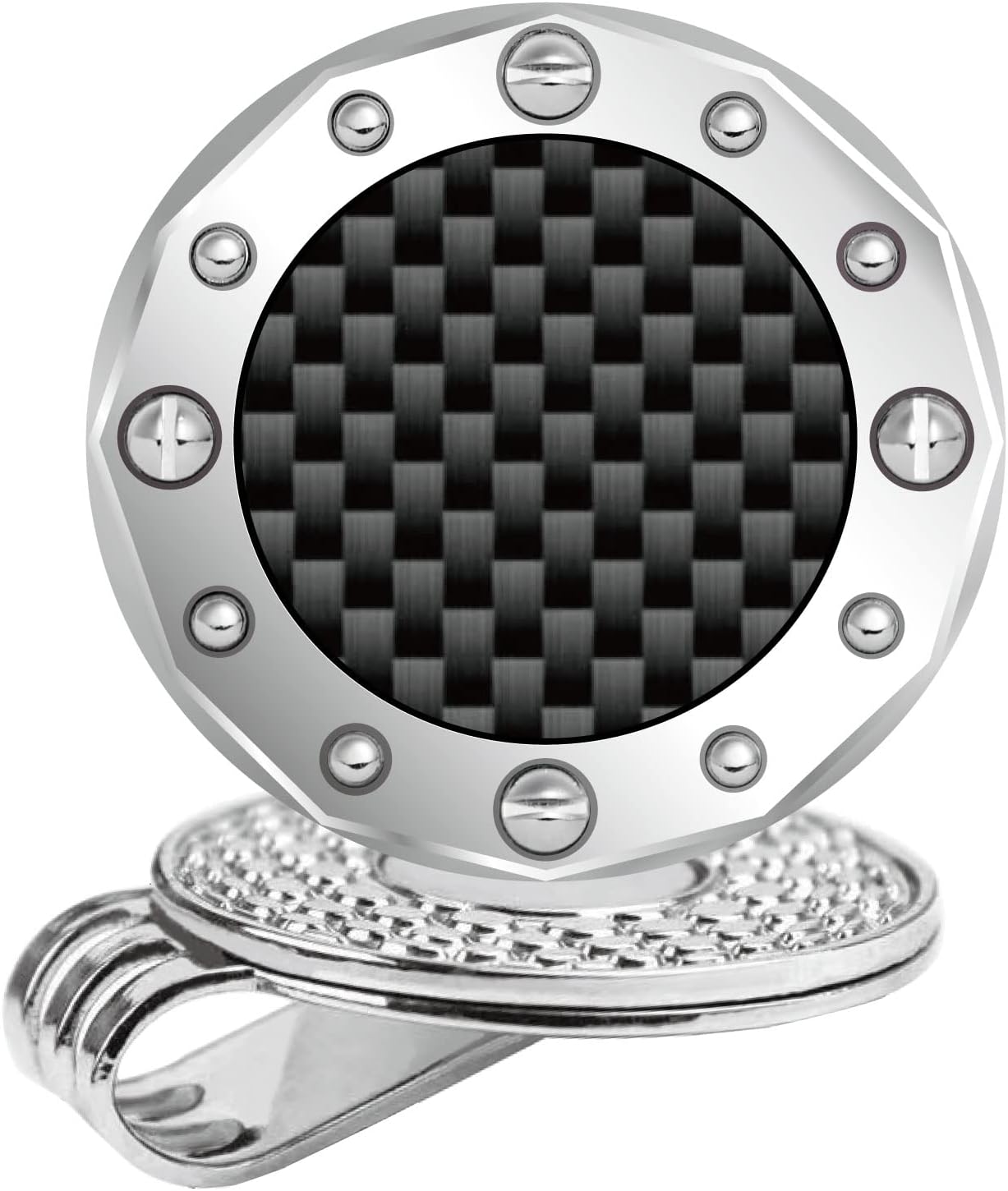 Carbon Fiber Golf Ball Marker Bracelet - Stylish Golf Counter