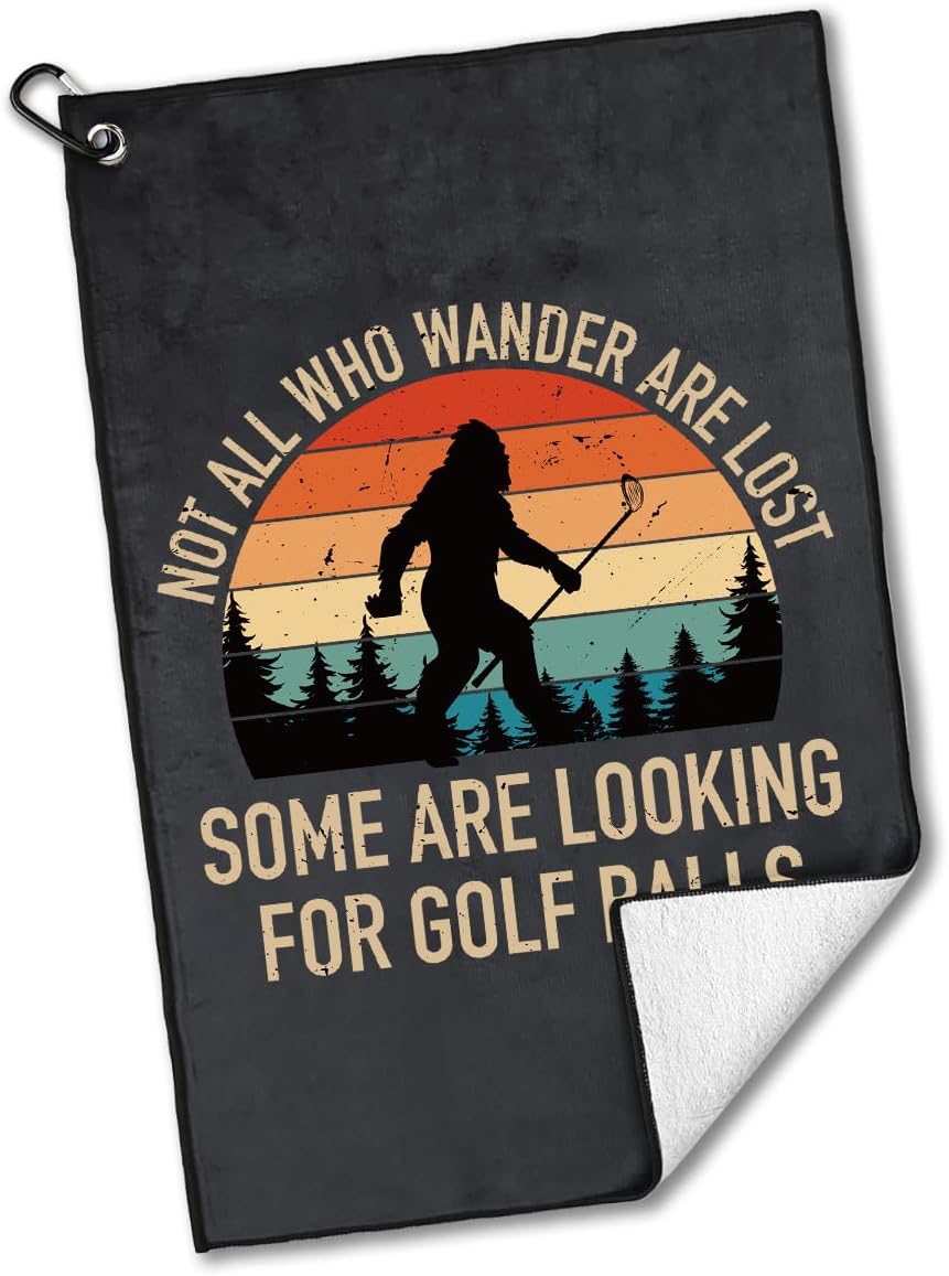 Lost? Not with this Golf Towel! Funny Gift for Golf Fans