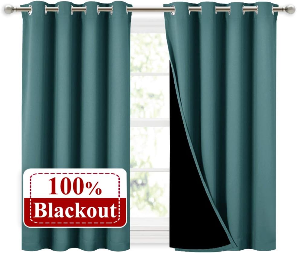 NICETOWN Small Blackout Curtains for Energy Efficiency and Style