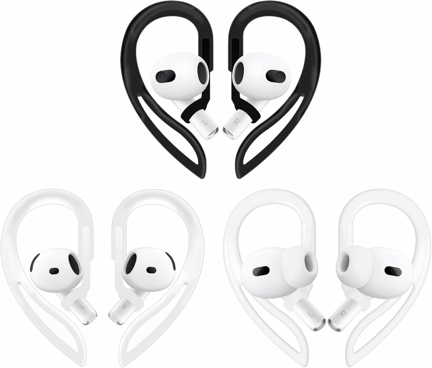 360 Adjustable Anti-Slip Ear Hooks for AirPods - IiEXCEL