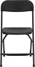 Flash Furniture Hercules Series Plastic Folding Chair - 650LB Capacity
