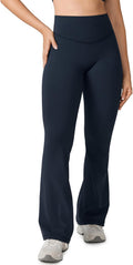 Hugcurve High Waisted Flare Leggings for Women - Buttery Soft 31.5in