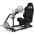 Marada Racing Simulator Cockpit with Racing Seat - Adjustable Full Rig