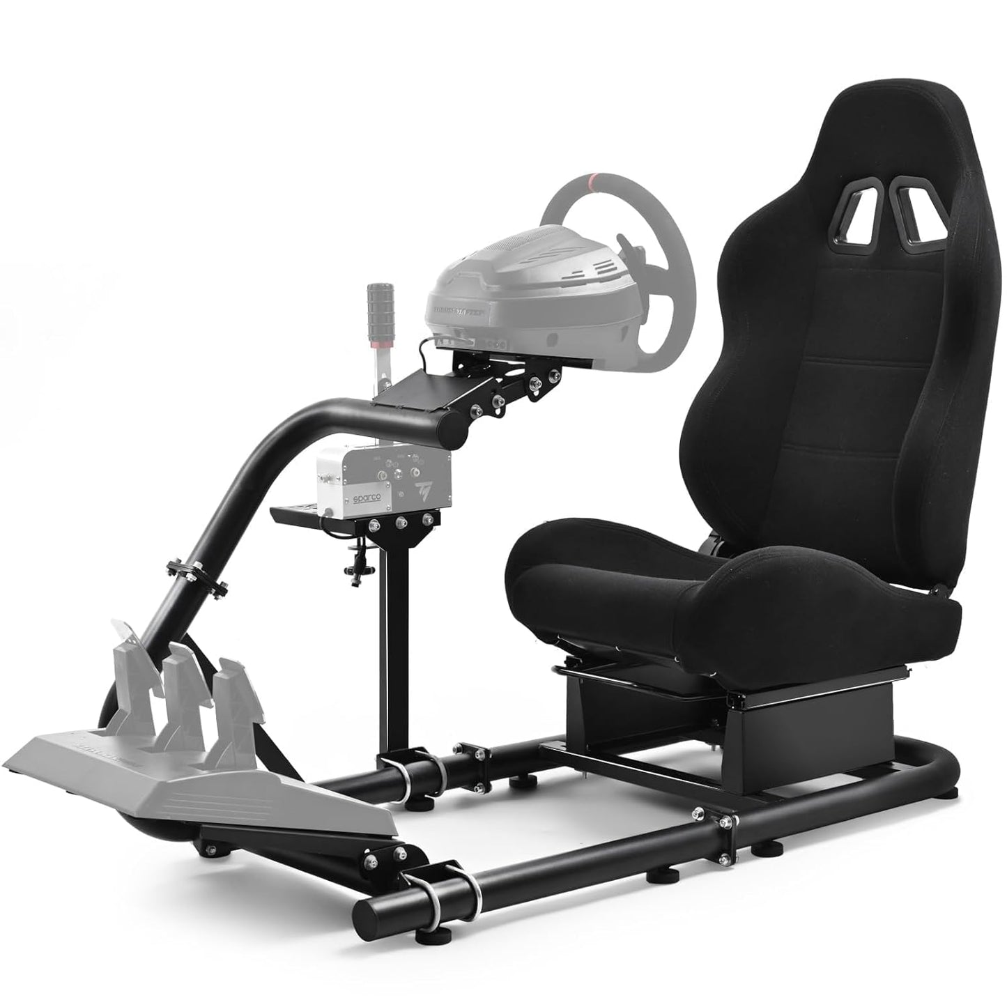 Marada Racing Simulator Cockpit with Adjustable Ergonomic Seat