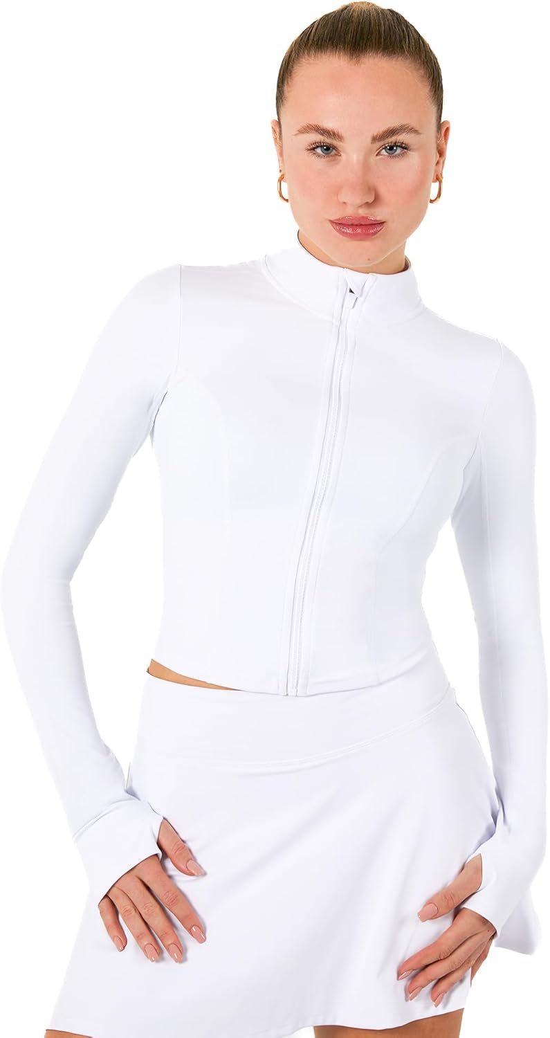 YITTY Active Women's Ultraluxe Full Zip Jacket for Athleisure