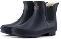 Women's Plush Rain Boots Waterproof Chelsea Ankle Booties - Warm Lined