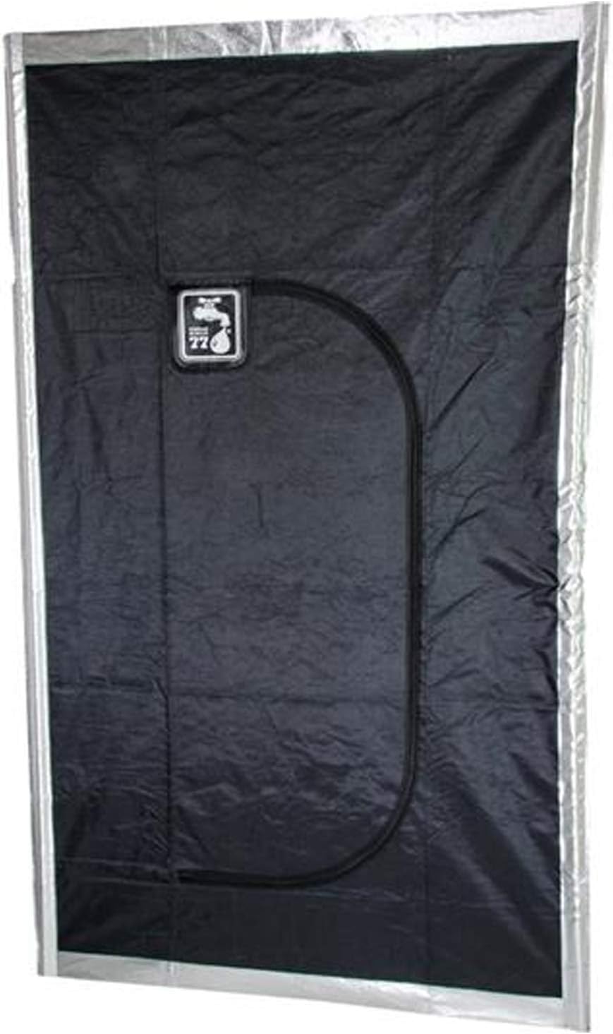 Hydrofarm Black Hatch Zipper Door - Easy Access Solution!