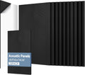 10Pack Acoustic Panels 48.8in x 24.4in x0.38in - Echo Reducing Wall