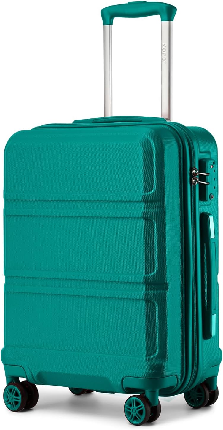 Kono 20 Inch Carry on Luggage Lightweight with Spinner Wheels