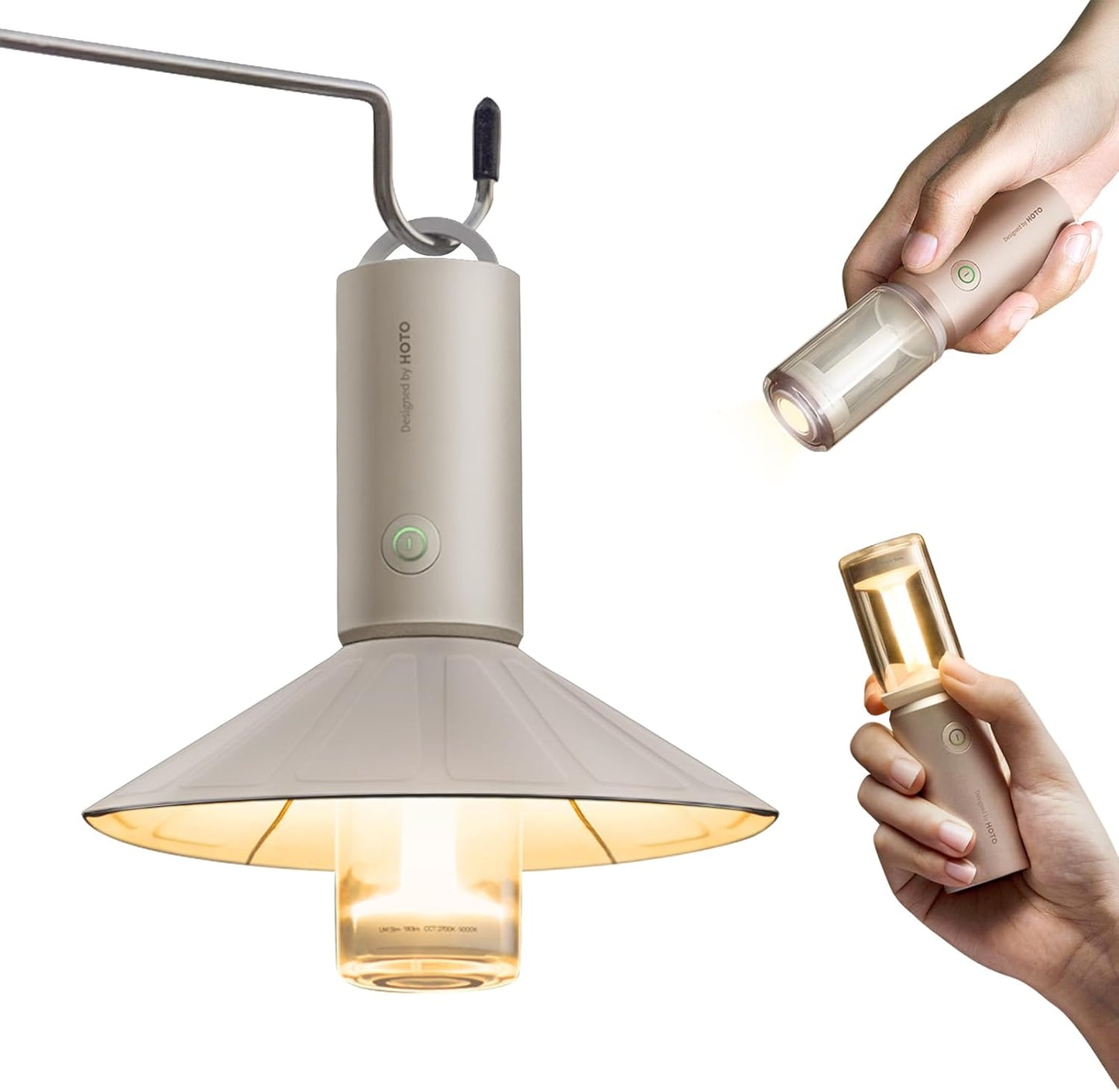 HOTO Rechargeable Camping Lantern - Bright Light Anywhere