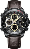 NAVIFORCE Men's Military Digital Analog Quartz Watch