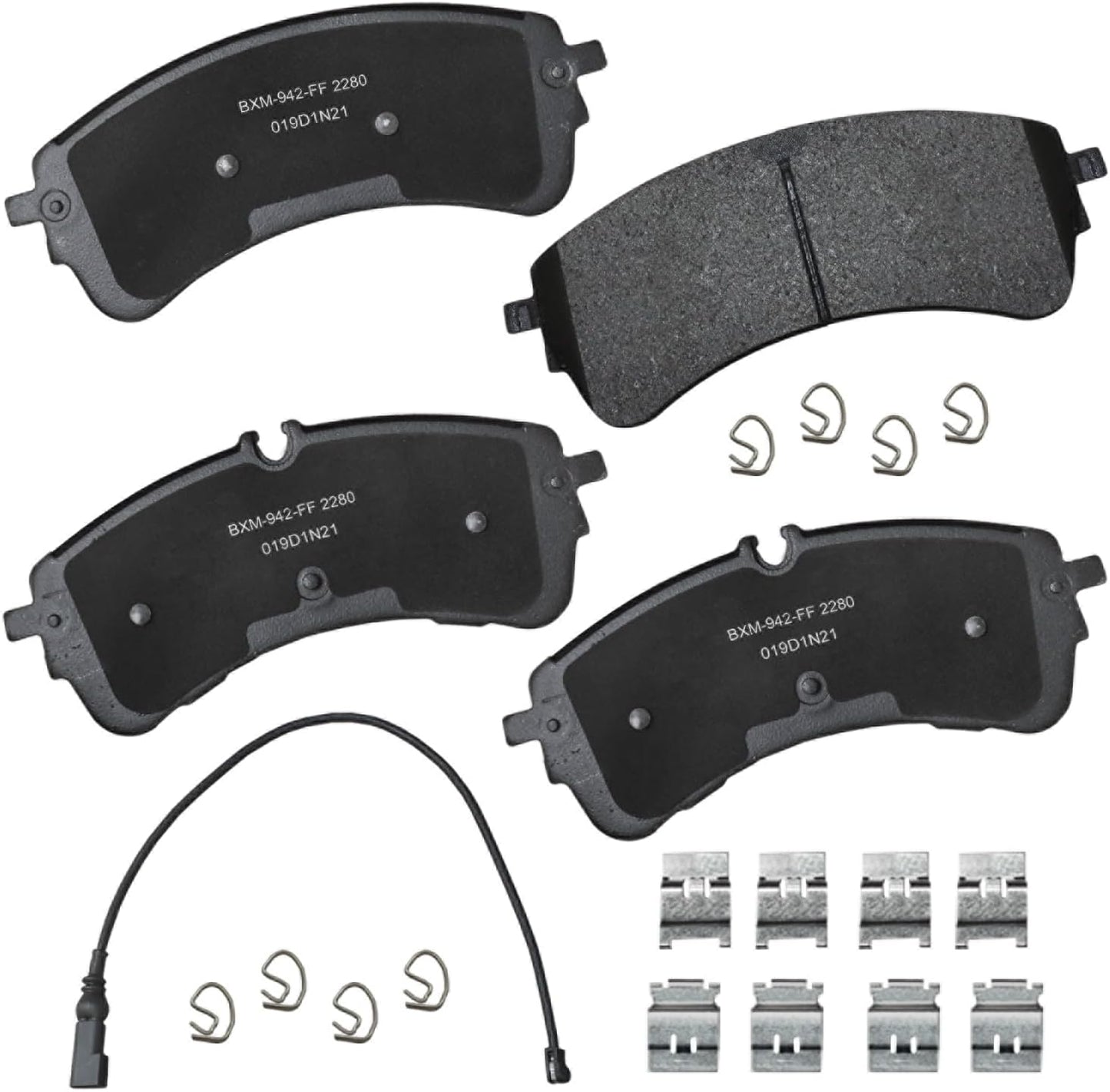 Bendix Premium SBM2280 Semi-Metallic Rear Brake Pads for Ford