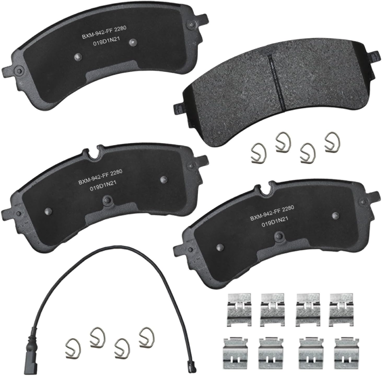 Bendix Premium SBM2280 Semi-Metallic Rear Brake Pads for Ford