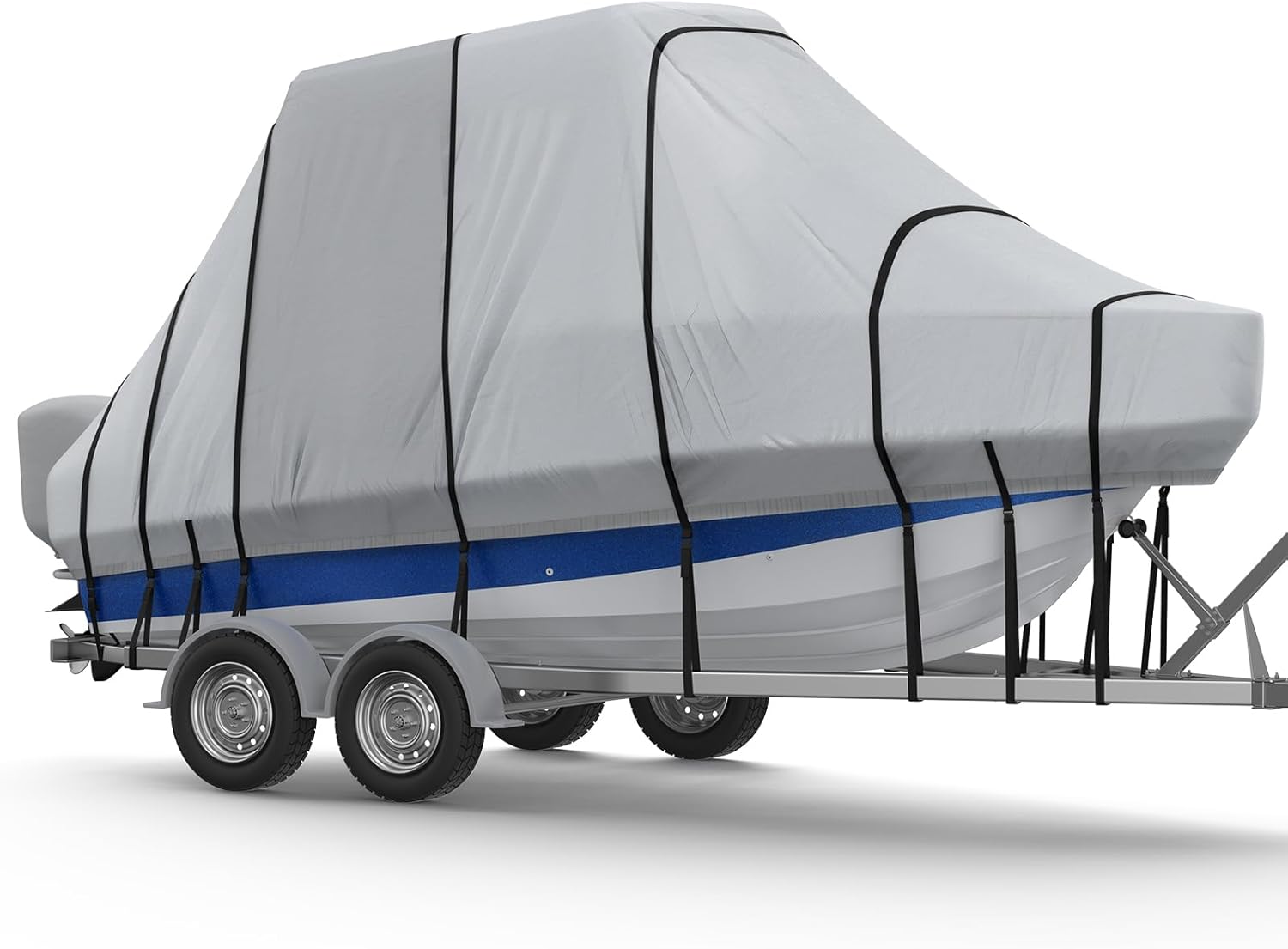 RVMasking Hard Top Boat Cover for 24ft-26ft Center Console Boats