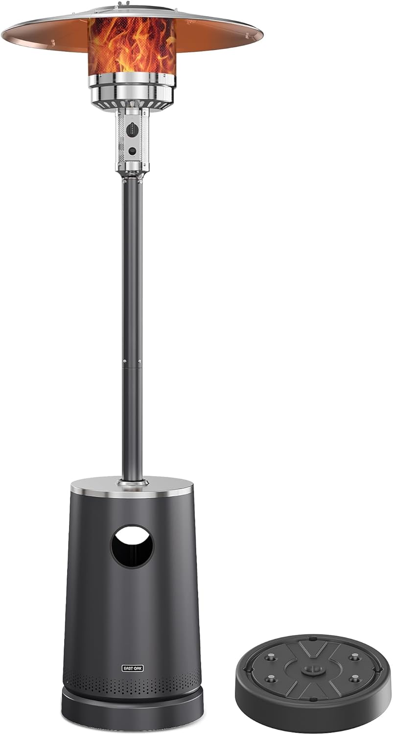 50,000 BTU Patio Heater with Table Design - Stay Warm Outdoors!