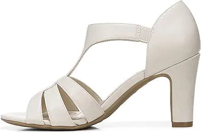 LifeStride Women's Caramel Sandal with Comfortable Wedge Heel